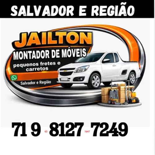 CARRETO + SERVIÇOS DE MONTAGEM - MONTADOR DE MÓVEIS JAILTON