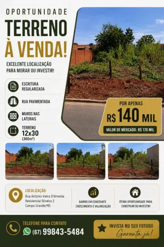 Terreno Campo Grande Ms