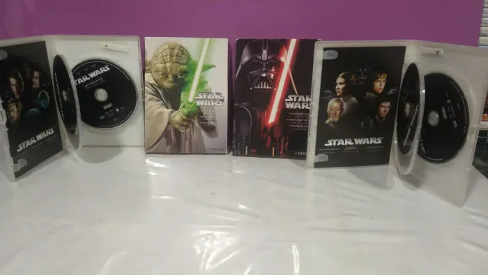 Dvds originais Star Wars 1ao 6