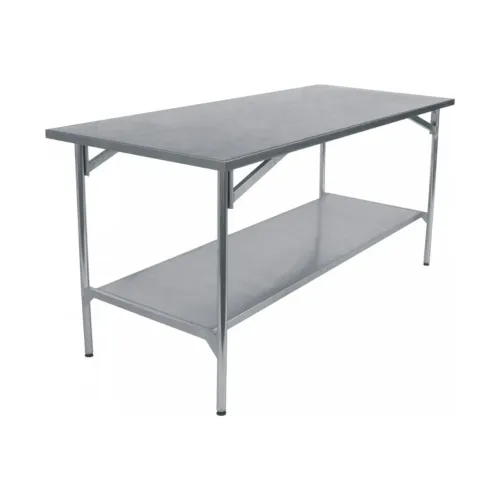 Mesa de inox industrial - 1,90 x 0,60 m ? R$ 900,00