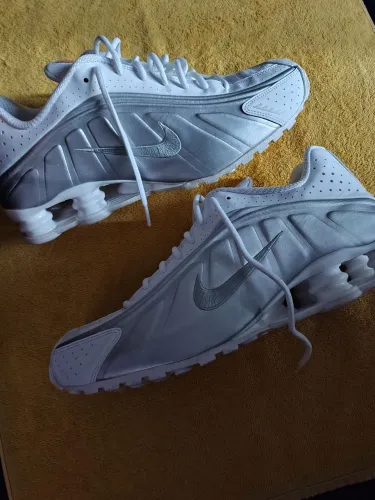 Nike Shox R4 Branco Original Branco Nunca Usado