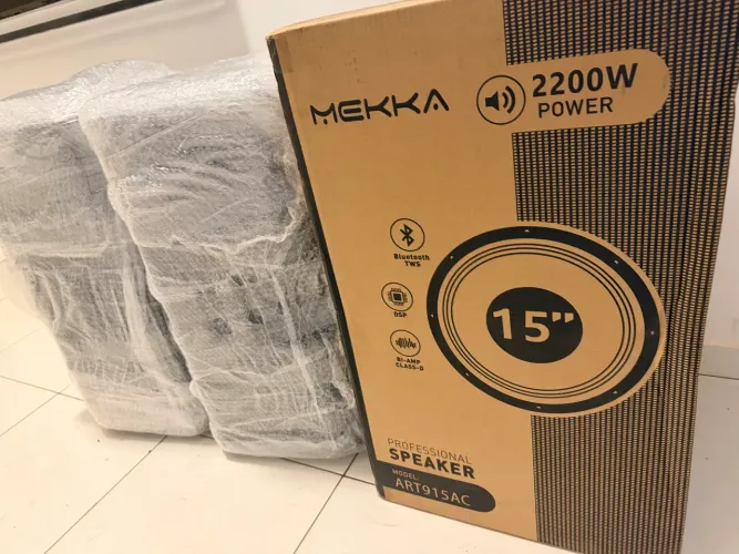 Caixas ativas Meka