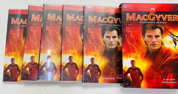 DVD - MACGYVER - A QUARTA TEMPORADA COMPLETA BOX ORIGINAL