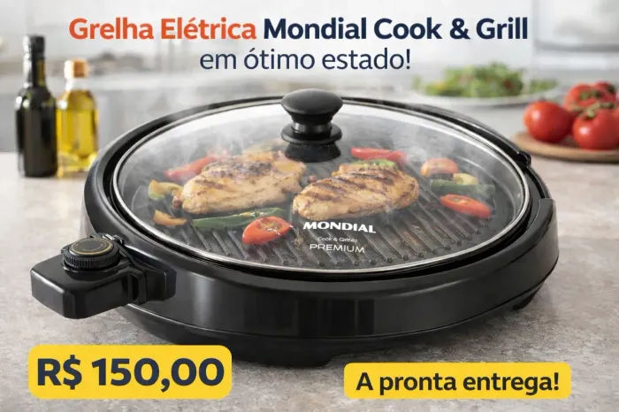 Grill Eletrônico Mondial