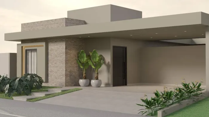 Casa Térrea à Venda na Planta no Condomínio La Paloma em Três Lagoas/MS