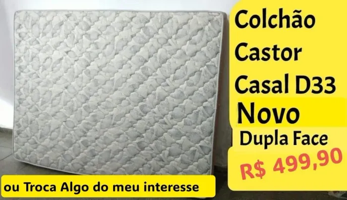 Colchão Castor Dupla fase Novo