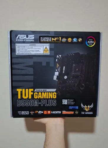 Placa Mãe B550M-Plus ASUS TUF Gaming, AMD AM4, m-ATX, DDR4