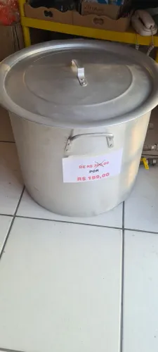 panela grande de alumínio 55 x 50
