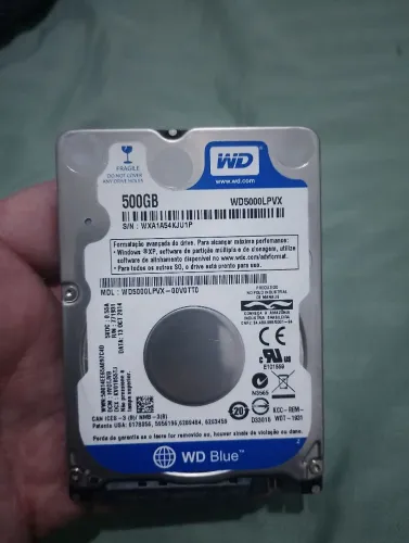 HD 500g tudo ok 100% ( só venda leia tudo )