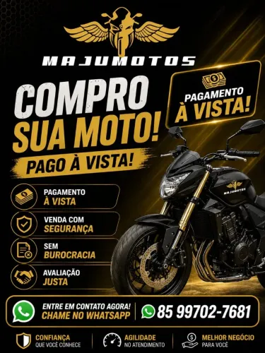 Compramos sua moto com melhor avaliação!