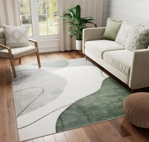 Tapete retangular decorativo