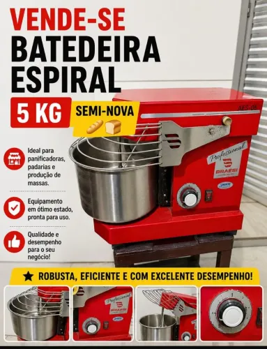Batedeira espiral seminova