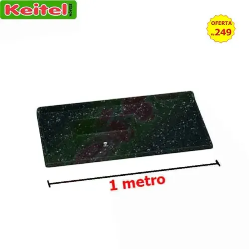 Pia Marmorite 100 cm Cor Preto Rajado
