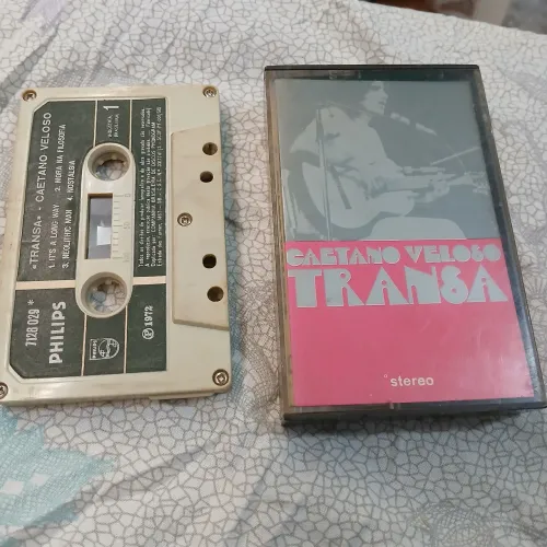 Fita k7 Caetano Veloso Transa