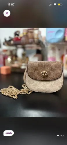 mini bolsa coach morgan