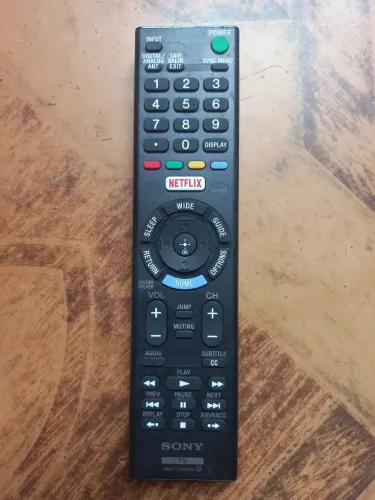 Controle tv sony