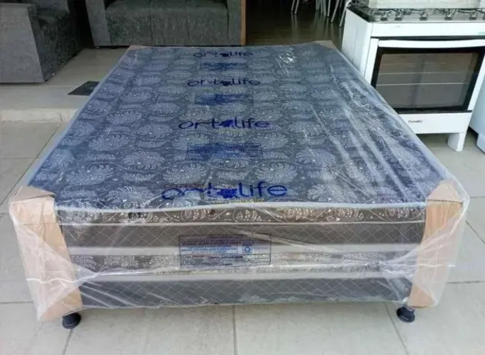Cama box casal (novo) 