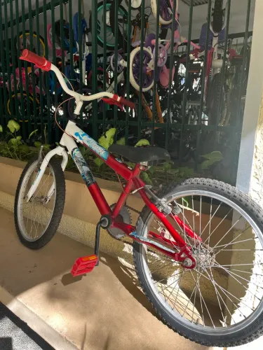 Bicicleta infantil spider man 