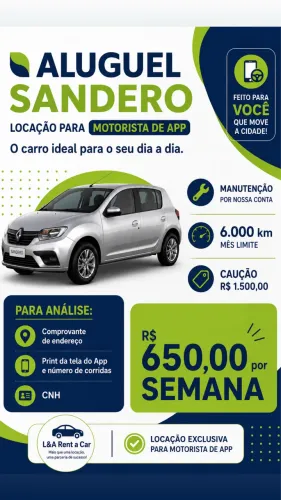 ALUGUEL SANDERO 2020- App