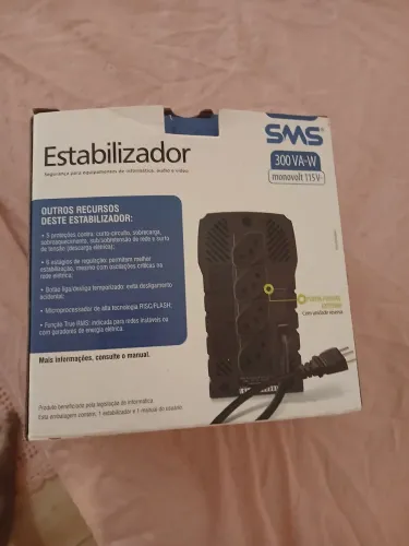 ? VENDO: Estabilizador SMS Revolution Speedy 300VA (Novo)