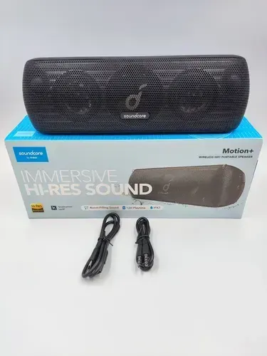 Caixa de Som Anker Soundcore Motion+ Bluetooth - Completa, Caixa Original