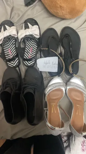 Lote sapatos Melissa e vizzano