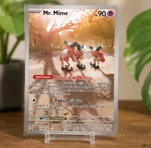 Carta Pokémon tcg Mr. Mime (179/165) 
