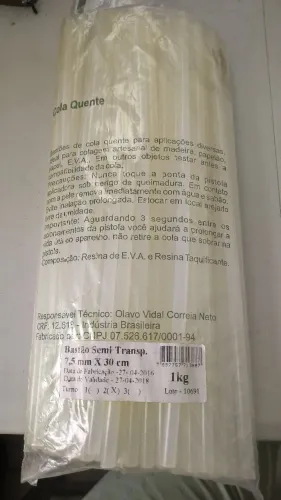 Cola bastão silicone FINA 1KG