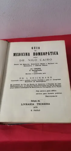 Guia de Medicina Homeopática Dr Nilo Cairo