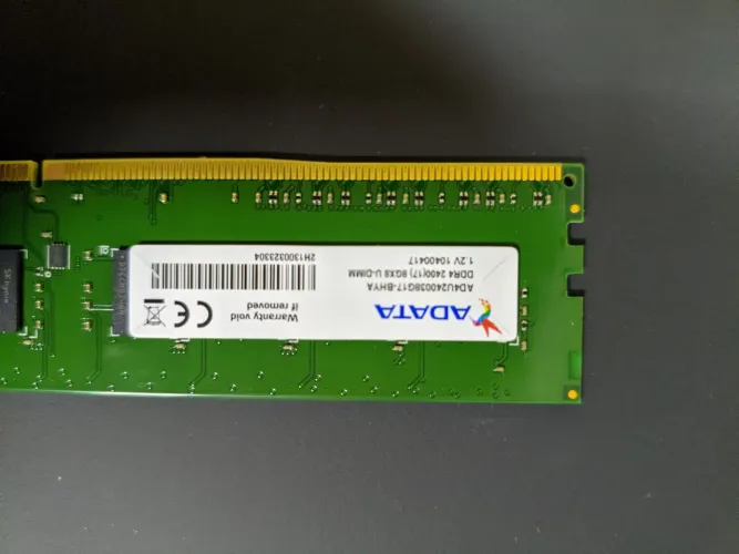 MEMÓRIA RAM 8GB DDR4 2400MHZ ADATA