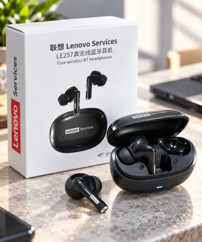 Fone de Ouvido Bluetooth Lenovo LE257 In-Ear Original Novo