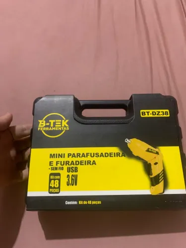 Mini furadeira e parafusadeira btek