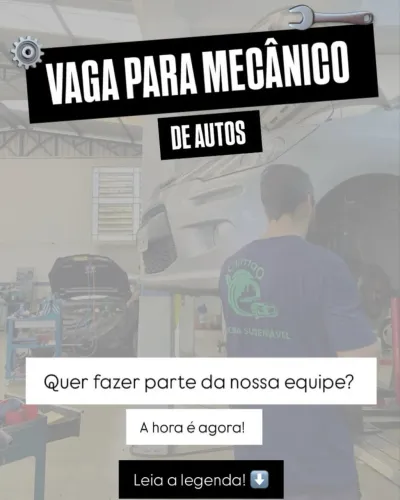 Vaga efetiva Mecânico Automotivo