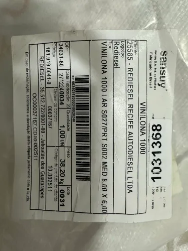 Lona para Caminhão