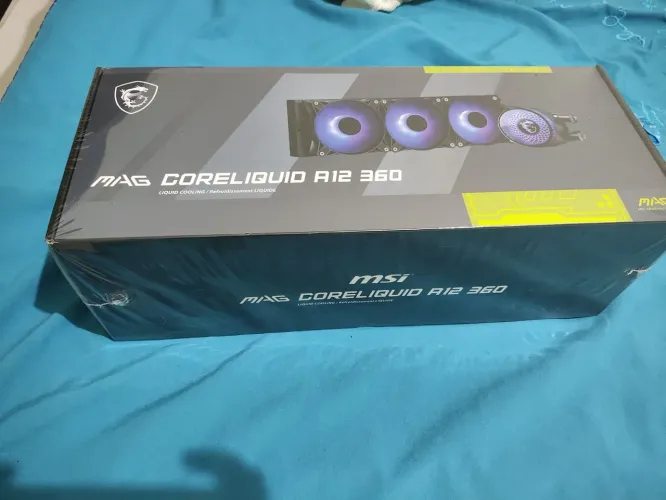 Water Cooler 360mm MSI CoreLiquid A12 ARGB Black/Preto