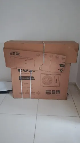 AR-CONDICIONADO SPLIT EOS 24.000 BTUS - NOVO NA CAIXA - R$ 3.150,00