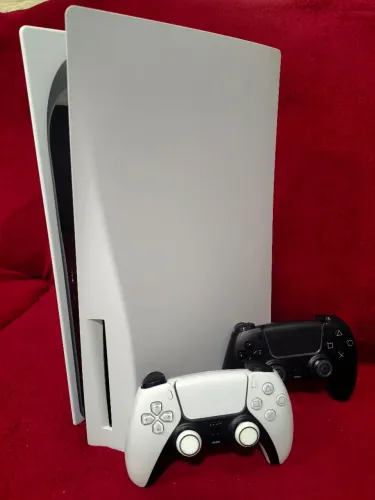 PS5 FAT + DOIS CONTROLES + JOGOS COMPRADOS DE BRINDE ? TROCO POR PC