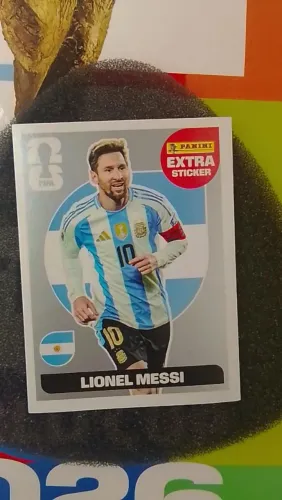 Figurinha Legend Prata Lionel Messi Copa 2026