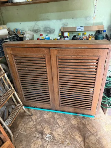 Janela veneziana madeira 1,00x1,20x14