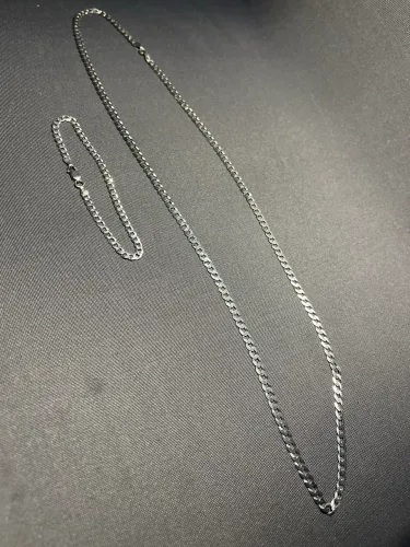 ? Kit Prata 925 Italiana - Corrente 70cm 6mm + Pulseira 20cm 5mm ?