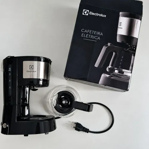 Cafeteira elétrica Electrolux inox filtro permanente removivel 600ml