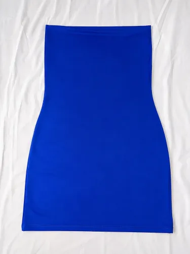 Vestido Tubinho SUPLEX tomara que caia curto