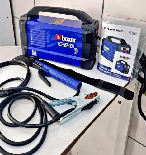 Promoção Maquina de solda Boxer Flama161 Bivolt - Entrega gratis