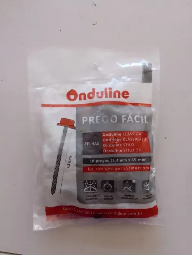 prego para vedação de telhas PVC