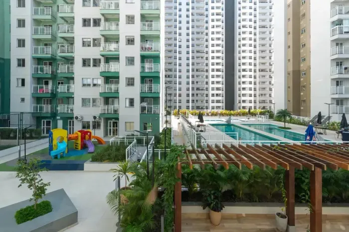 Apartamento Mobiliado de 1 Quarto | Condomínio Completo Santo Cristo - Rio de Janeiro - RJ