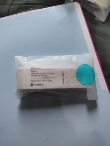 Cinto para suporte de bolsa ostomia