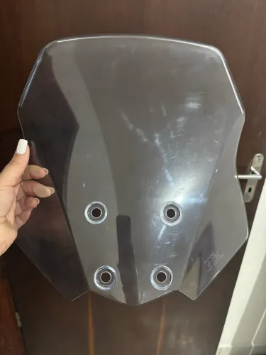 Bolha da moto Versys Kawasaki 