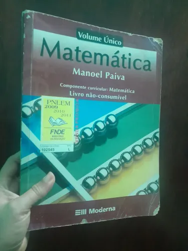 Volume único  Matemática Manoel Paiva 