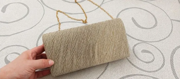 Bolsa linda brilhosa festa