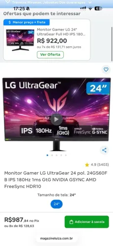 Monitor LG UltraGear 24
